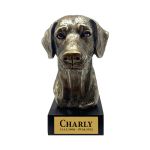 Bronze Hund Statue 14 "Dobermann"